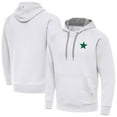 thumbnail image 1 of Men's-Antigua White Dallas Cowboys St. Patrick's Day Victory Pullover Hoodie, 1 of 4