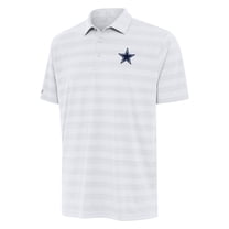 Men's Antigua White Dallas Cowboys  Tunnel Polo