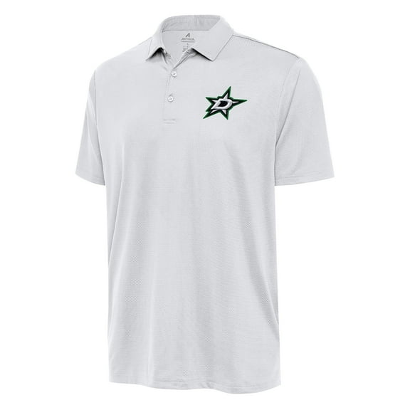 Men's Antigua  White Dallas Stars Big & Tall Ellipse Polo