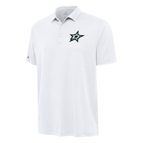 Men's Antigua White Dallas Stars Reprocess Polo