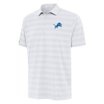 Men's Antigua White Detroit Lions  Tunnel Polo