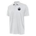Men's Antigua White Edmonton Oilers Ellipse Polo