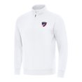 thumbnail image 1 of Men's Antigua White FC Dallas Victory Quarter-Zip Jacket, 1 of 1