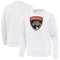 thumbnail image 1 of Men's Antigua White Florida Panthers Relevant Lightweight Pullover Sweatshirt, 1 of 3