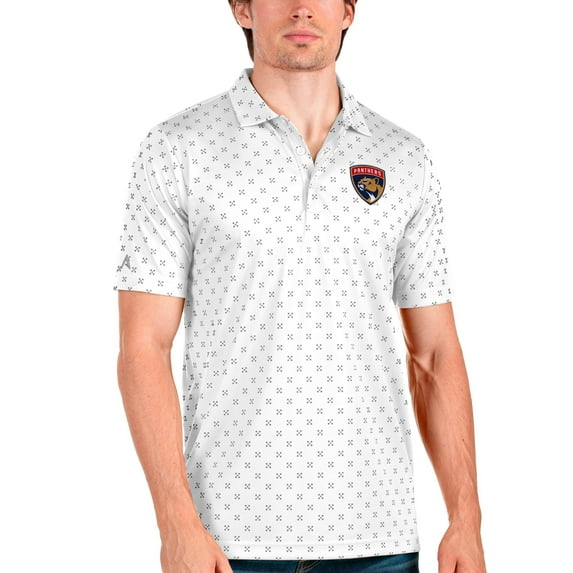 Men's Antigua White Florida Panthers Spark Polo