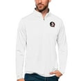 thumbnail image 1 of Men's Antigua White Florida State Seminoles Tribute Quarter-Zip Top, 1 of 1