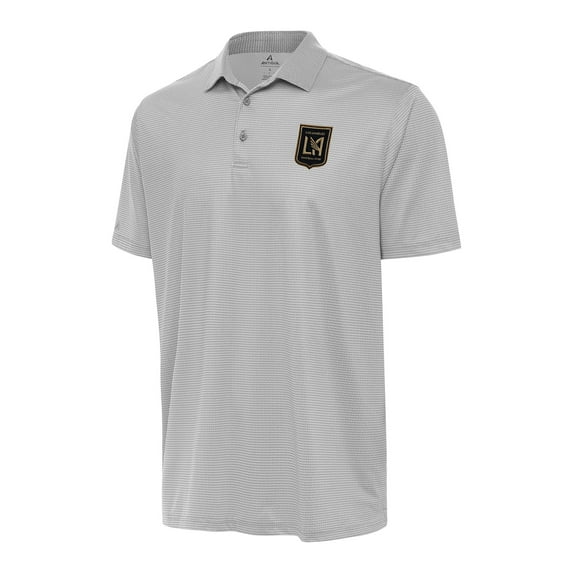 Men's Antigua White/Gray LAFC Rings Polo
