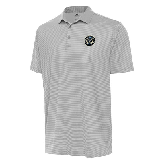 Men's Antigua White/Gray Philadelphia Union Rings Polo