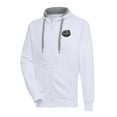 thumbnail image 1 of Men's Antigua  White Great Lakes Loons Victory Full-Zip Hoodie, 1 of 1