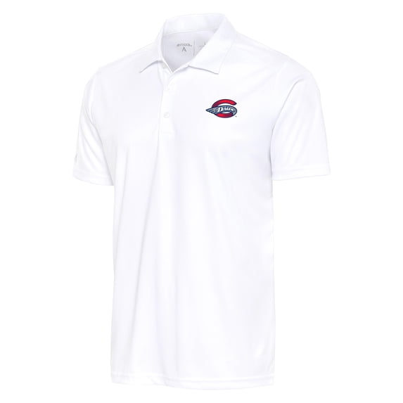Men's Antigua White Greenville Drive Big & Tall Tribute Polo