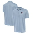 thumbnail image 1 of Men's Antigua White/Heather Blue Houston Texans  Rings Polo, 1 of 3