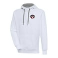 thumbnail image 1 of Men's Antigua  White Hickory Crawdads Victory Pullover Hoodie, 1 of 1