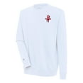 thumbnail image 1 of Men's Antigua  White Houston Rockets Victory Pullover Sweatshirt, 1 of 1