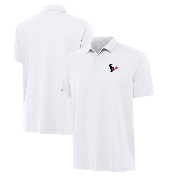 Men's Antigua  White Houston Texans Reprocess Polo
