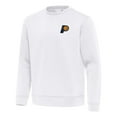 thumbnail image 1 of Men's Antigua  White Indiana Pacers Relevant Pullover Sweatshirt, 1 of 1