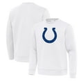 thumbnail image 1 of Men's Antigua White Indianapolis Colts Relevant Lightweight Pullover Sweatshirt, 1 of 3