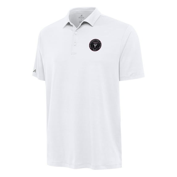 Men's Antigua White Inter Miami CF Reprocess Polo