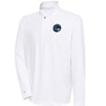 thumbnail image 1 of Men's Antigua  White Iowa Wolves Tribute Quarter-Zip Pullover Top, 1 of 1