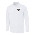 thumbnail image 1 of Men's Antigua White Jacksonville Jaguars Reprocess Quarter-Zip Top, 1 of 1