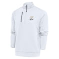 thumbnail image 1 of Men's Antigua White John Hunter Nemechek Generation Quarter-Zip Pullover Top, 1 of 1