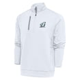 thumbnail image 1 of Men's Antigua White Josh Berry Generation Quarter-Zip Pullover Top, 1 of 1