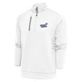 thumbnail image 1 of Men's Antigua  White Kannapolis Cannon Ballers Generation Quarter-Zip Pullover Top, 1 of 1