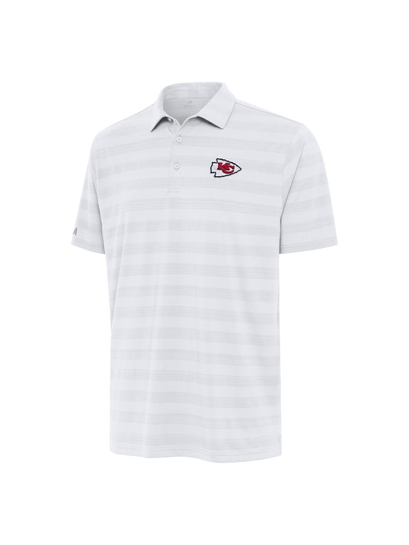 Men's Antigua White Kansas City Chiefs Tunnel Polo