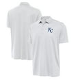 thumbnail image 1 of Men's Antigua  White Kansas City Royals Eclipse Polo, 1 of 3