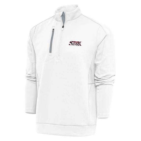 Men's Antigua White Lake Elsinore Storm Generation Quarter-Zip Pullover Top