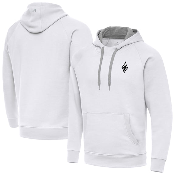 Men's Antigua White Las Vegas Aces Victory Pullover Hoodie