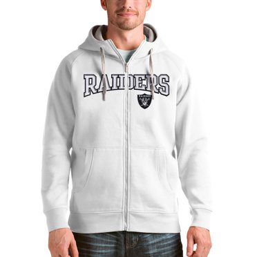 Antigua Men's Navy Denver Broncos Victory Full-Zip Hoodie | Official NFL Team Apparel