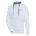 thumbnail image 1 of Men's Antigua  White Lehigh Mountain Hawks Victory Full-Zip Hoodie, 1 of 1
