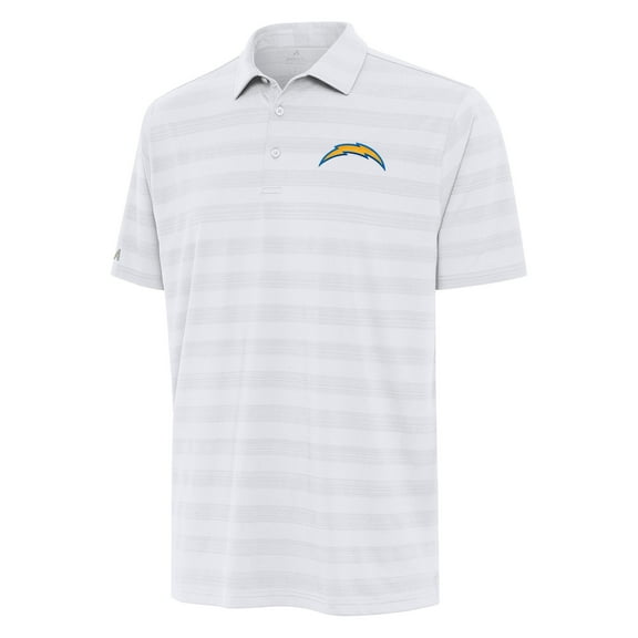 Men's Antigua White Los Angeles Chargers  Tunnel Polo