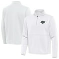 thumbnail image 1 of Men's Antigua White Los Angeles Kings Twist Quarter-Zip Pullover Jacket, 1 of 3