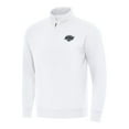 thumbnail image 1 of Men's Antigua  White Los Angeles Kings Victory Quarter-Zip Mock Sweatshirt, 1 of 1
