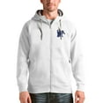 thumbnail image 1 of Men's Antigua White Memphis Tigers Victory Full-Zip Hoodie, 1 of 1