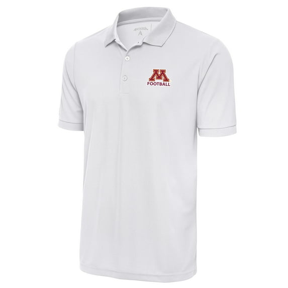 Men's Antigua White Minnesota Golden Gophers Football Big & Tall Legacy Pique Polo
