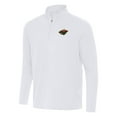 thumbnail image 1 of Men's Antigua White Minnesota Wild Intent Quarter-Zip Top, 1 of 1