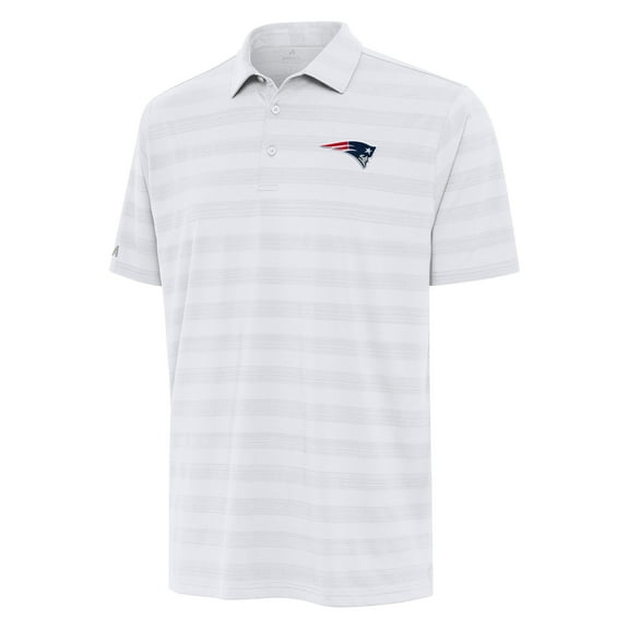 Men's Antigua White New England Patriots Tunnel Polo
