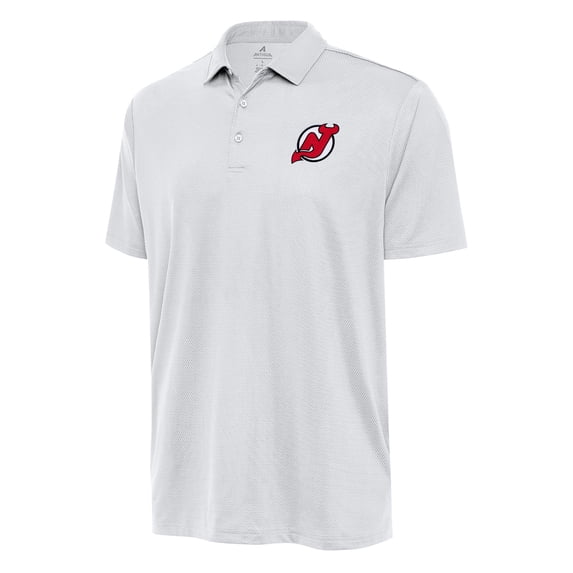 Men's Antigua White New Jersey Devils Big & Tall Ellipse Polo