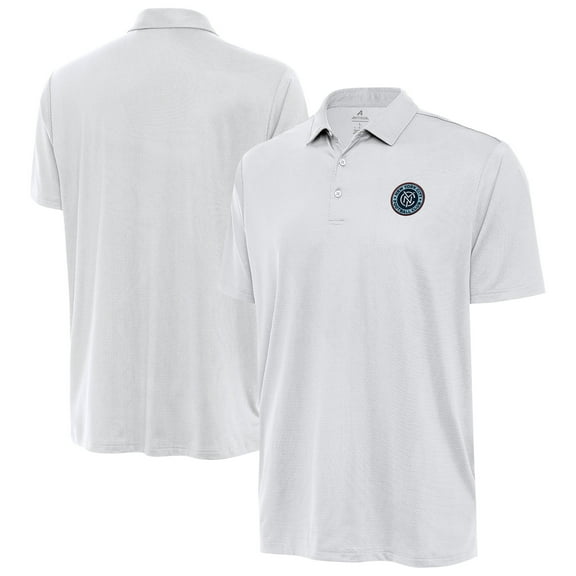 Men's Antigua White New York City FC Big & Tall Ellipse Polo