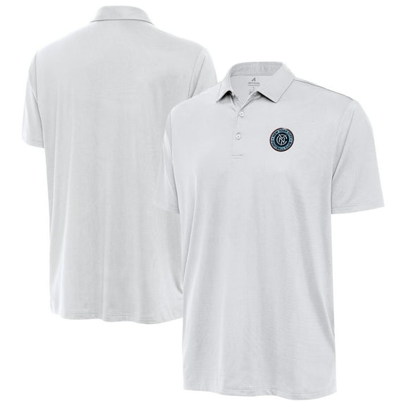 Men's Antigua White New York City FC Ellipse Polo