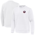 thumbnail image 1 of Men's Antigua White New York Islanders Relevant Lightweight Pullover Sweatshirt, 1 of 3