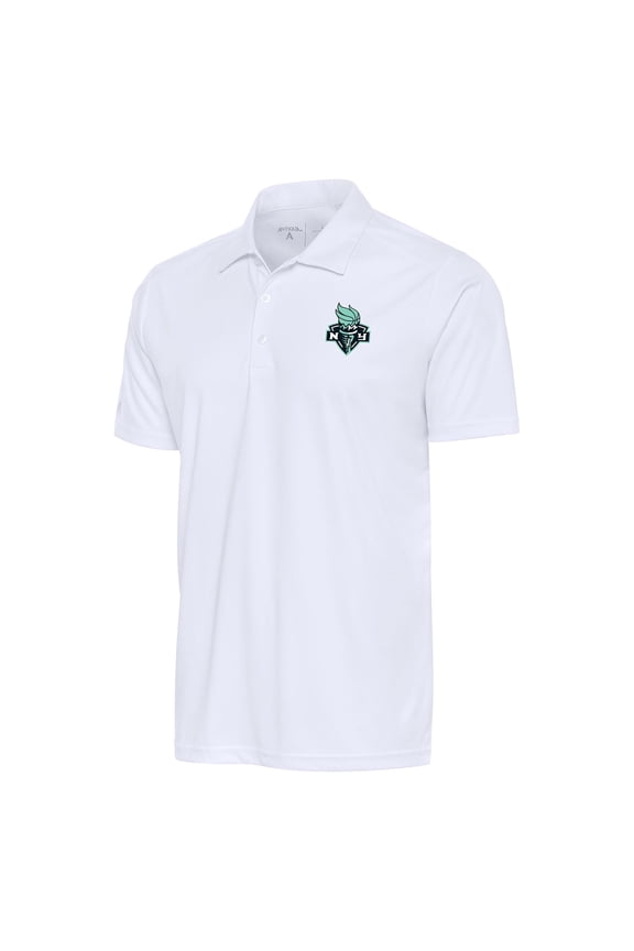 Men's Antigua White New York Liberty Tribute Polo