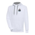 thumbnail image 1 of Men's Antigua  White Newcastle United Takeover Pullover Hoodie, 1 of 1