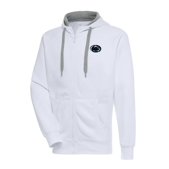 Men's Antigua White Penn State Nittany Lions Big & Tall Victory Full-Zip Hoodie