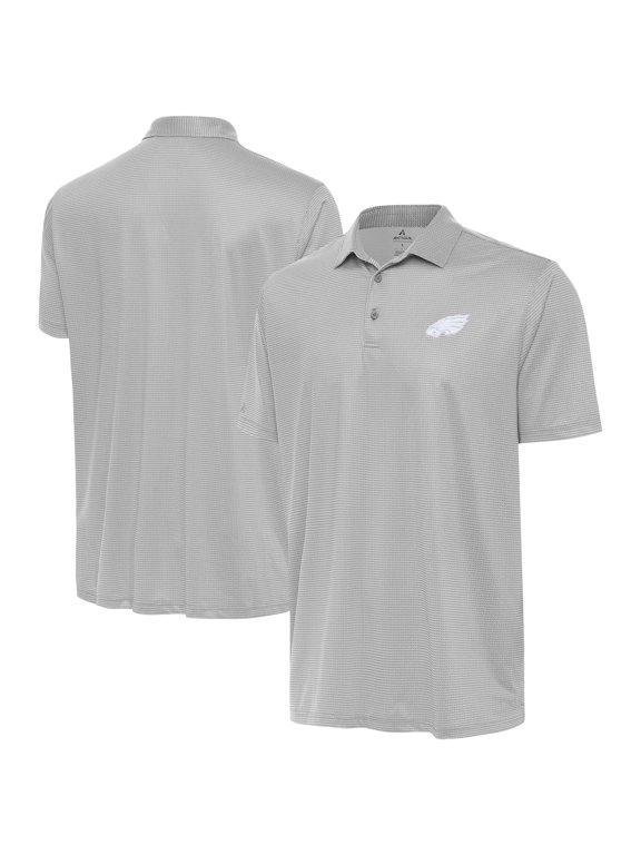 Men's Antigua White Philadelphia Eagles Rings Performance Polo