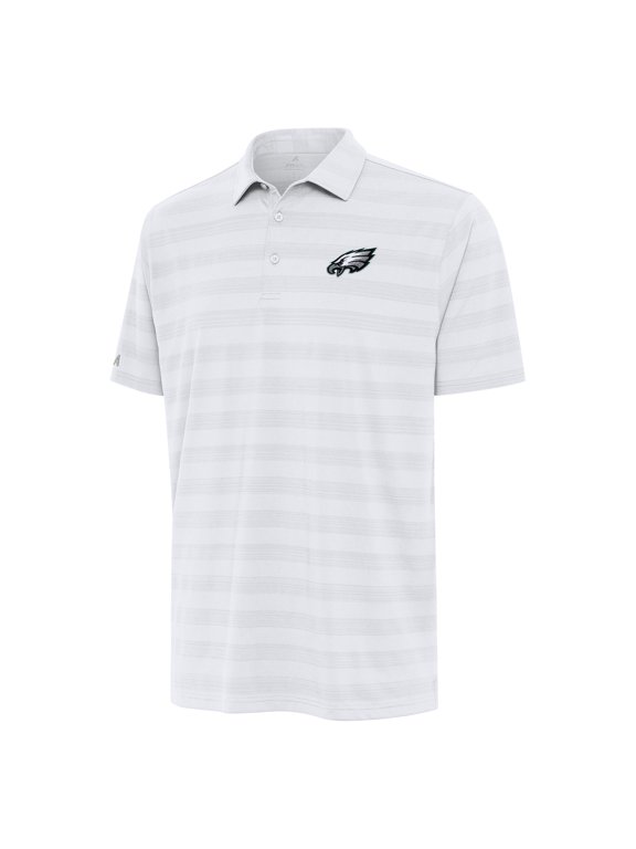 Men's Antigua White Philadelphia Eagles Tunnel Polo