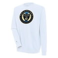 thumbnail image 1 of Men's Antigua White Philadelphia Union Victory Pullover Sweatshirt, 1 of 1