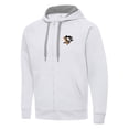 thumbnail image 1 of Men's Antigua White Pittsburgh Penguins Big & Tall Victory Full-Zip Hoodie, 1 of 1
